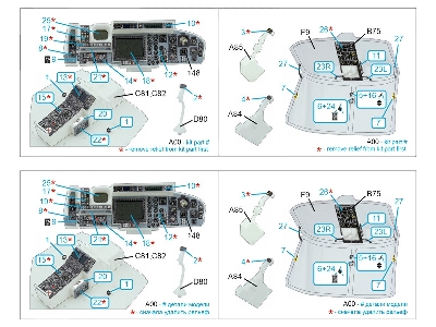 Westland Lynx Mk.8 - 3d-printed & Coloured Interior Small Version (For Revell Kits) - image 10