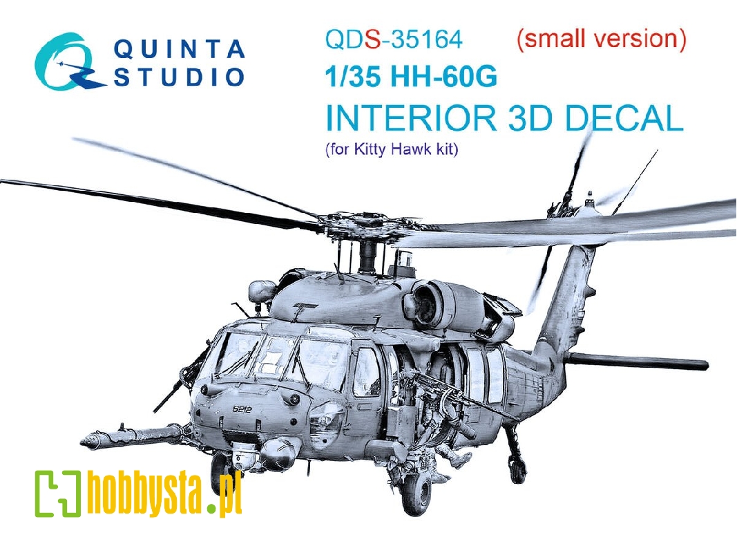 Sikorsky Hh-60 G Pave Hawk - 3d-printed & Coloured Interior Small Version (For Kitty Hawk Kits) - image 1