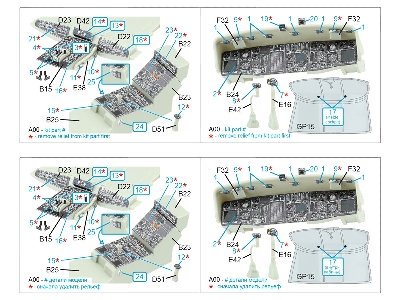 Sikorsky Hh-60 G Pave Hawk - 3d-printed & Coloured Interior Small Version (For Kitty Hawk Kits) - image 11