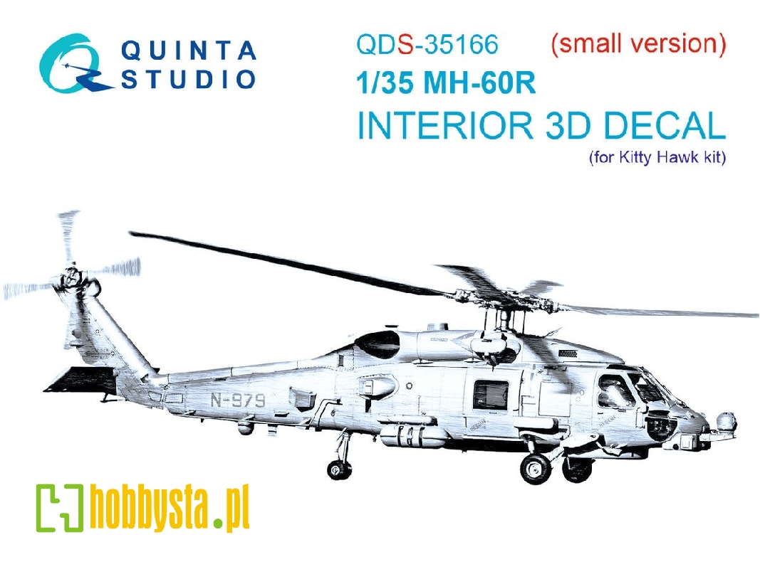Sikorsky МН-60 R Seahawk - 3d-printed & Coloured Interior Small Version (For Kitty Hawk Kits) - image 1