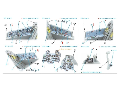 Su-17um3 - 3d-printed & Coloured Interior On Decal Paper With 3d-printed Resin Parts (For Hobby Boss / Small Version) - image 3