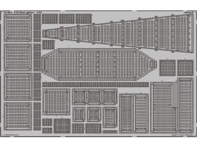 I-53 floor plates 1/72 - Lindberg - image 1