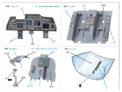 Kamov Ka-52 - 3d-printed & Coloured Interior On Decal Paper (For Dream Model Kits / Small Version) - image 8