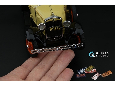 Western Us License Plates 1910-1940 With Metal Base (For All Kits) - image 9