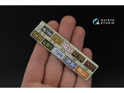 Northeastern Us License Plates 1910-1940 With Metal Base (For All Kits) - image 2