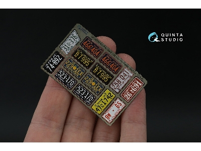 Southeastern Us License Plates 1940-1950 With Metal Base (For All Kits) - image 3