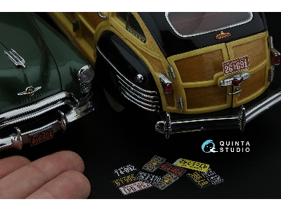 Southeastern Us License Plates 1940-1950 With Metal Base (For All Kits) - image 11