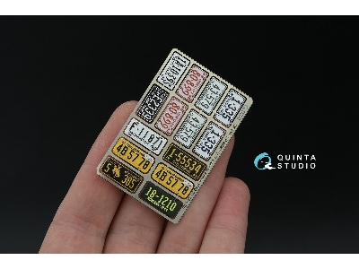 Western Us License Plates 1940-1950 With Metal Base (For All Kits) - image 3