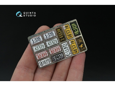 Western Us License Plates 1940-1950 With Metal Base (For All Kits) - image 5