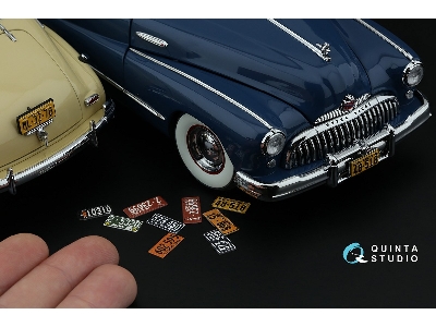 Midwestern Us License Plates 1940-1950 With Metal Base (For All Kits) - image 8