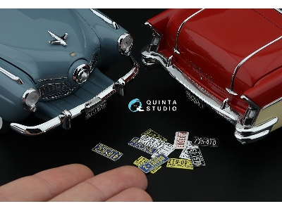 Southeastern Us License Plates 1950-1960 Part 2 With Metal Base (For All Kits) - image 7