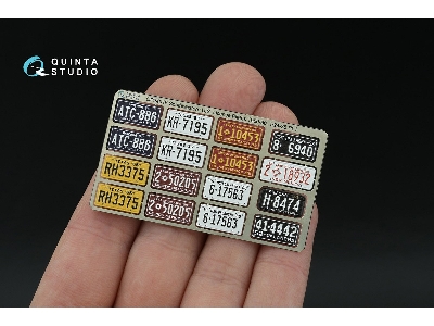 Southwestern Us License Plates 1950-1960 Part 1 With Metal Base (For All Kits) - image 2