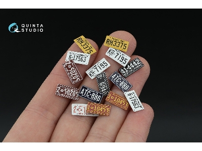 Southwestern Us License Plates 1950-1960 Part 1 With Metal Base (For All Kits) - image 6