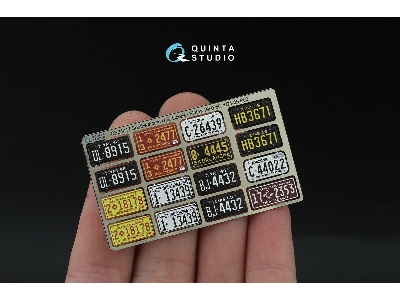 Southwestern Us License Plates 1950-1960 Part 2 With Metal Base (For All Kits) - image 2