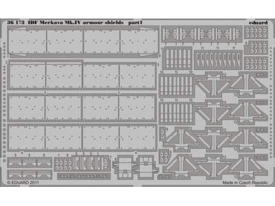 IDF Merkava Mk. IV armour shields 1/35 - Hobby Boss - image 1