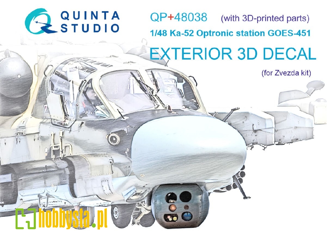 Kamov Ka-52 - Optronic Station Goes-451 (For Zvezda Kits) - image 1