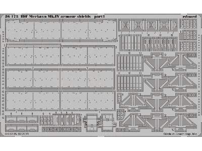 IDF Merkava Mk. IV armour shields 1/35 - Hobby Boss - image 2