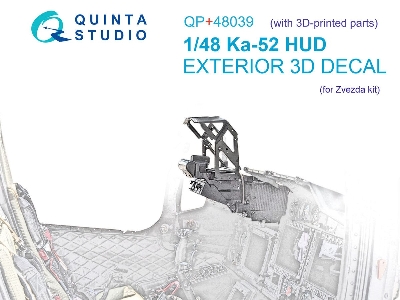 Kamov Ka-52 - Hud (For Zvezda Kits) - image 1