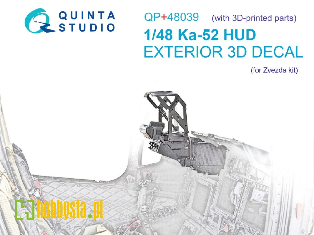 Kamov Ka-52 - Hud (For Zvezda Kits) - image 1