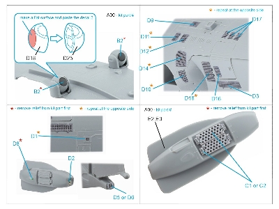 Kamov Ka-52 - Big Exterior Set (For Zvezda Kits) - image 6