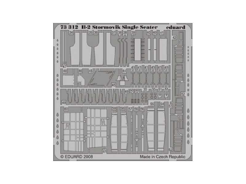 II-2 Stormovik Single Seater S. A. 1/72 - Academy Minicraft - image 1