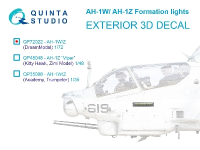 Bell Ah-1 W/Z - Formation (Slime) Lights (For Dream Model Kits) - image 1