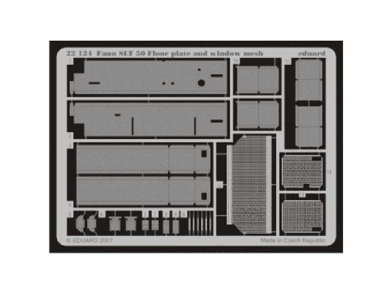 Faun SLT 50 Floor plate and window mesh 1/72 - Revell - image 1