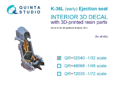 K-36l (Early) Ejection Seat - For Su-25 Aircraft Until 2007(For All Kits) - image 1