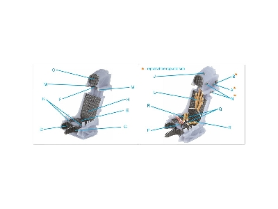 K-36l (Early) Ejection Seat - For Su-25 Aircraft Until 2007 (For All Kits) - image 9