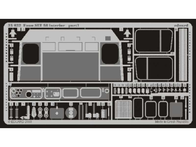 Faun SLT 56 interior 1/35 - Trumpeter - image 1