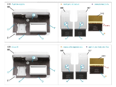 Kraz-6322 - Floor Mats And Mudguards (For Takom Kits) - image 10