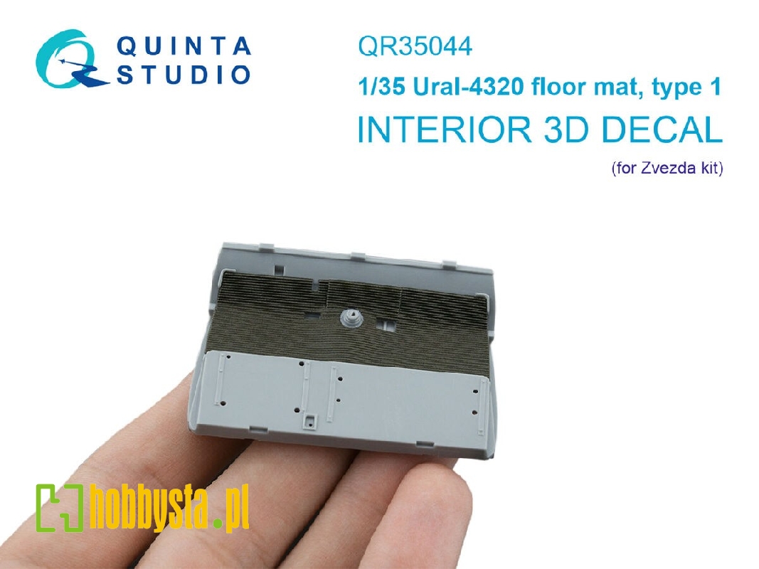 Ural-4320 - Floor Mat Type 1 (For Zvezda Kits) - image 1