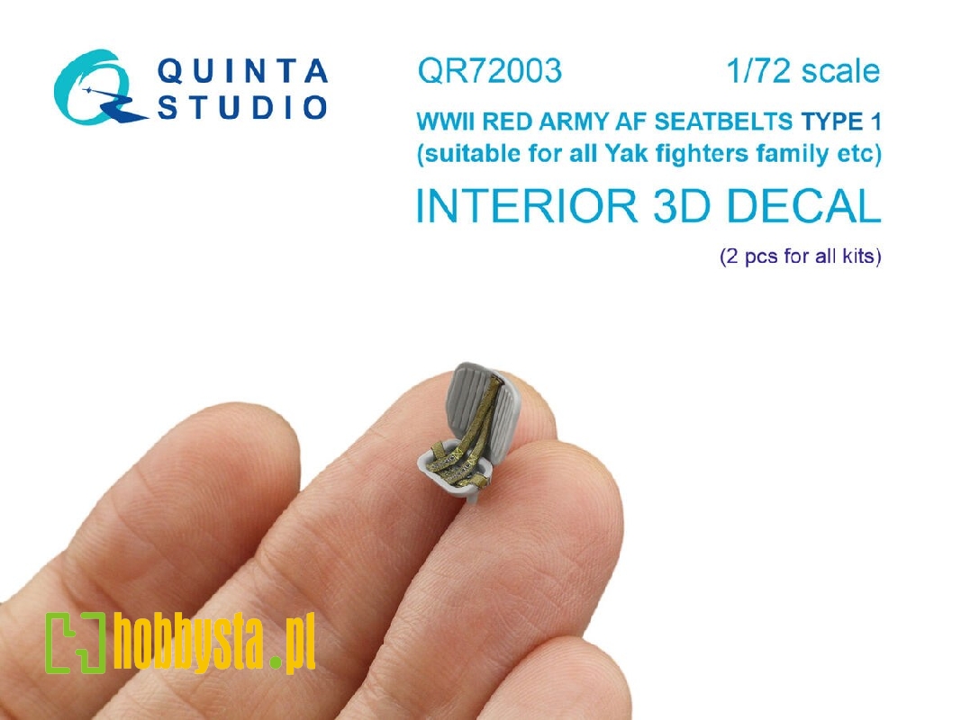 Red Army Wwii Air Force Seatbelts Type 1 (For 2 Seats And All Kits) - image 1