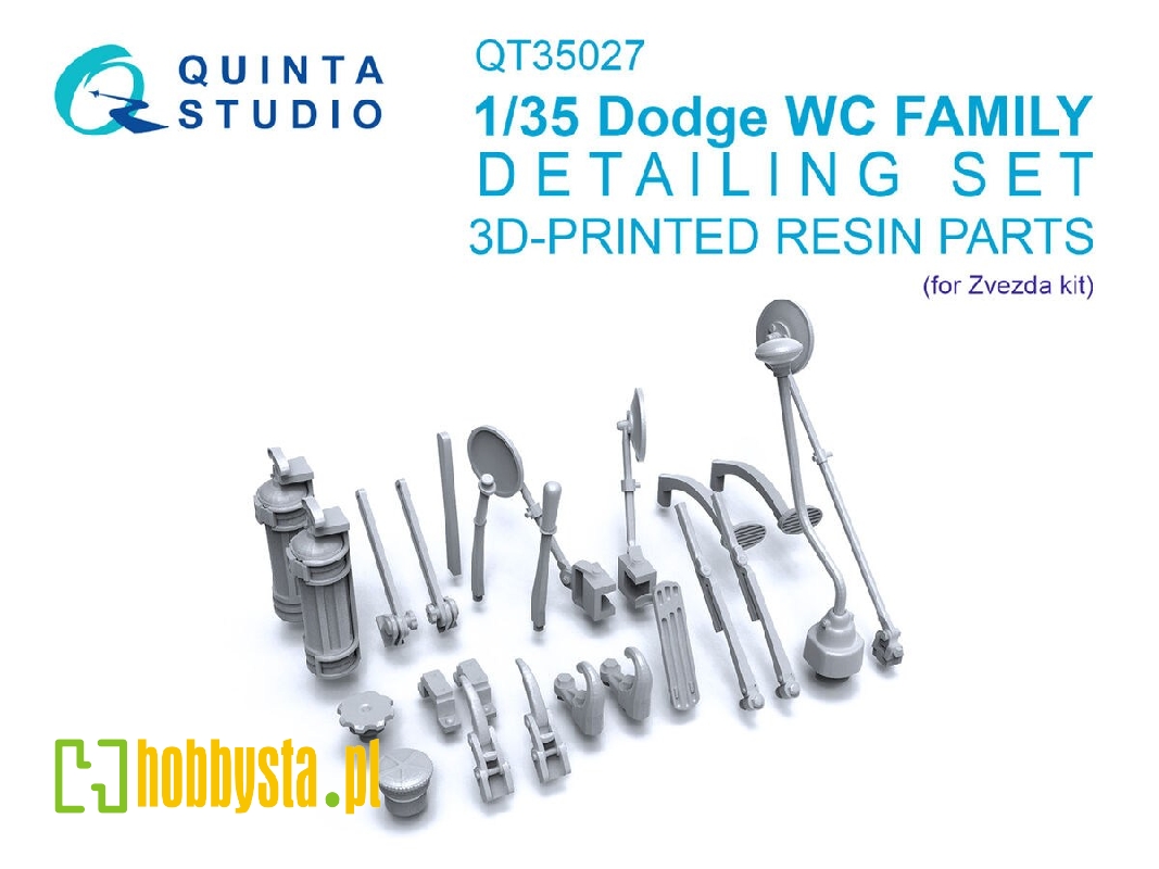 Dodge Wc Family - Detailing Set (3d-printed / For Zvezda Kits) - image 1