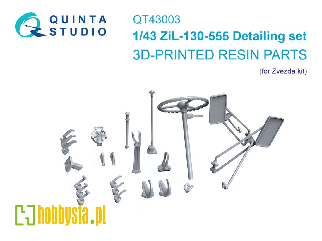 Zil-130-555 - Detailing Set (3d-printed / For Zvezda Kits) - image 1
