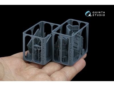 Kamov Ka-52 / Ка-52 М - Engine With Bay And Cover, Portside - Left (For Zvezda And Quinta Kits) - image 2