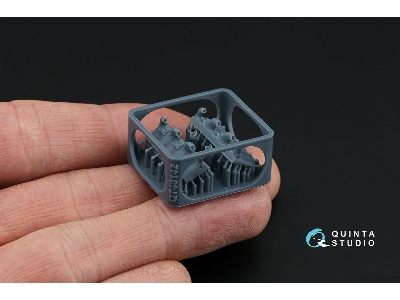 Yakovlev Yak-7b / Yak-9d - Ratchet And Early Exhaust (3d-printed / For Zvezda Kits) - image 3