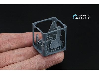 Yakovlev Yak-7b - Undercarriage Covers (3d-printed / For Zvezda Kits) - image 2