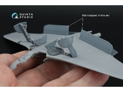 Yakovlev Yak-7b - Undercarriage Covers (3d-printed / For Zvezda Kits) - image 3