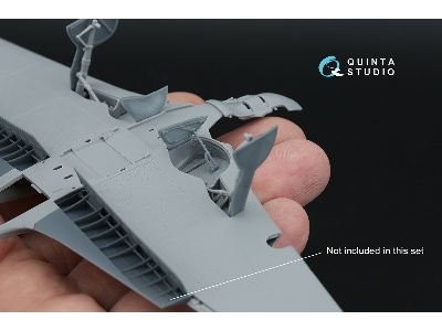 Yakovlev Yak-7b - Undercarriage Covers (3d-printed / For Zvezda Kits) - image 4