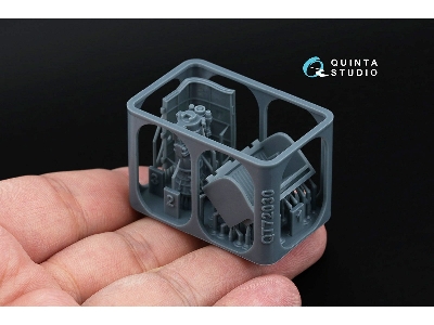 Kamov Ka-52 / Ка-52 М - Engine With Bay And Cover, Starboard (For Dream Model And Quinta Kits) - image 2