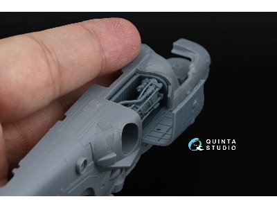 Kamov Ka-52 / Ка-52 М - Engine With Bay And Cover, Starboard (For Dream Model And Quinta Kits) - image 4