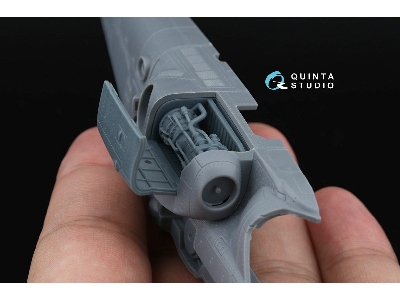 Kamov Ka-52 / Ка-52 М - Engine With Bay And Cover, Starboard (For Dream Model And Quinta Kits) - image 5