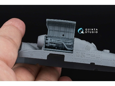 Kamov Ka-52 / Ка-52 М - Engine With Bay And Cover, Starboard (For Dream Model And Quinta Kits) - image 6