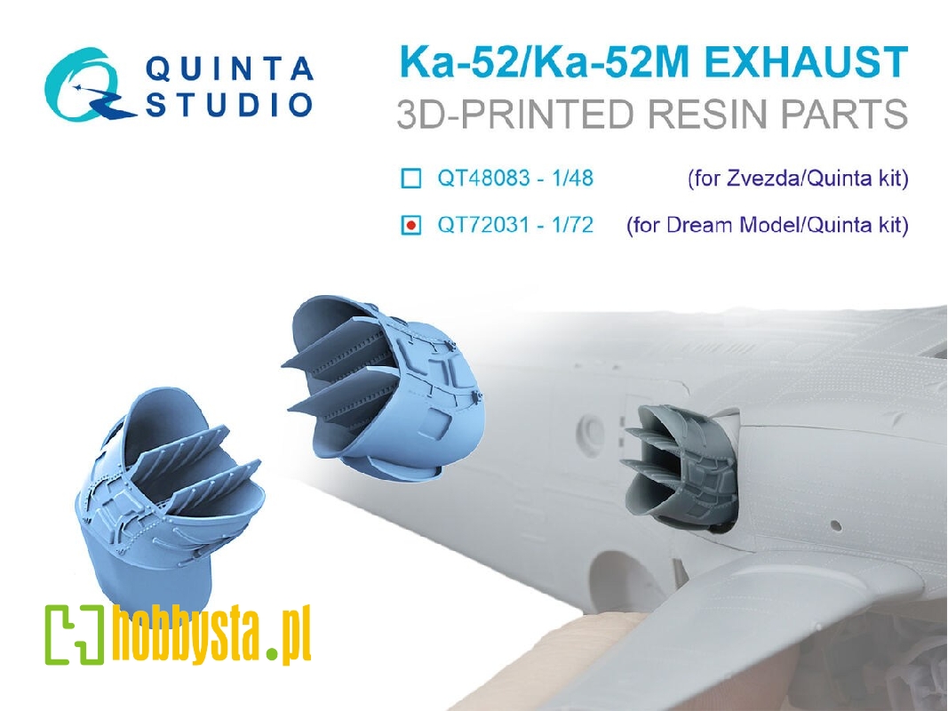 Kamov Ka-52 / Ка-52 М - Exhaust Device (For Dream Model And Quinta Kits) - image 1