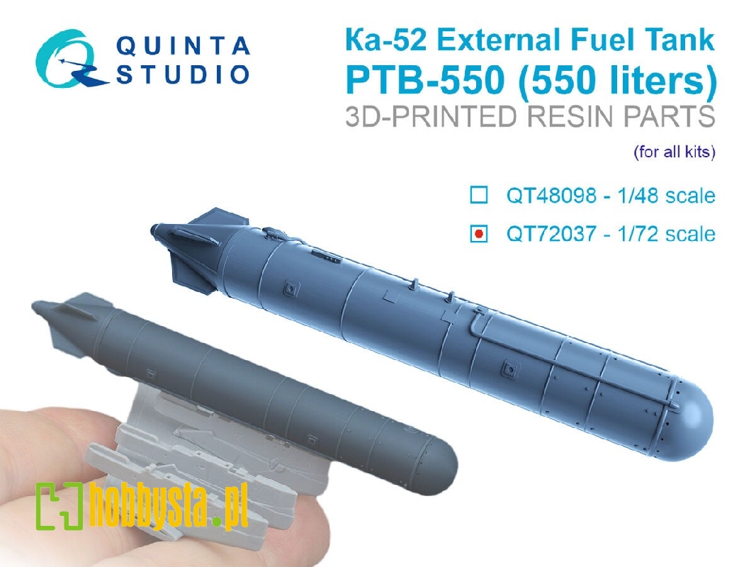 External Fuel Tank Ptb-550 For Ka-52 (For All Kits) - image 1