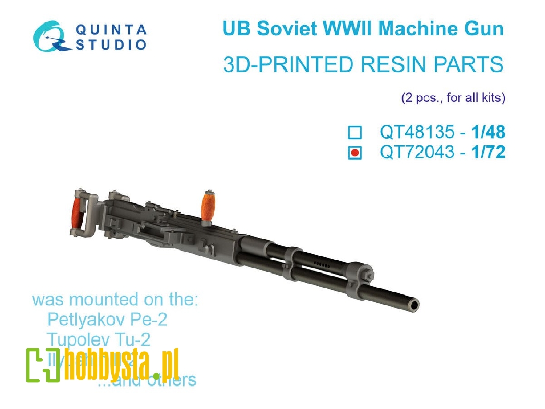 Soviet Wwii Ub Machine Gun (2 Pcs / For All Kits) - image 1