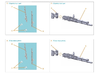 Soviet Wwii Ub Machine Gun (2 Pcs / For All Kits) - image 5