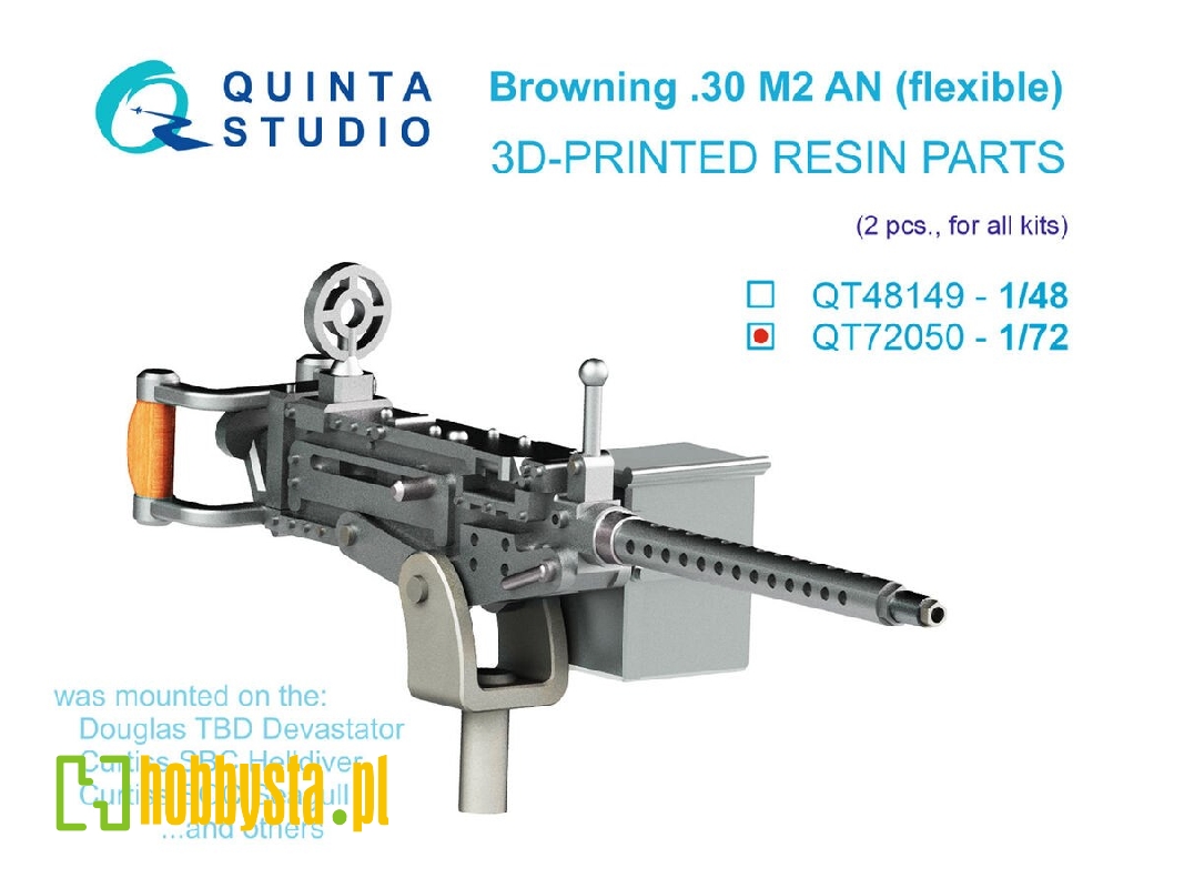 Browning .30 M2 An (Flexible) Machine Gun - 2 Pcs (3d-printed / For All Kits) - image 1