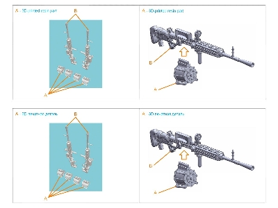 Ijn Type 99 Cannon - 2 Pcs (3d-printed / For All Kits) - image 5